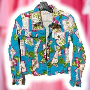 Y2K limited edition “LA COTE DE AZUR” jean jacket